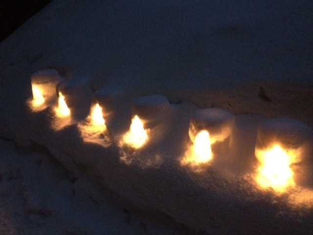 雪灯篭
